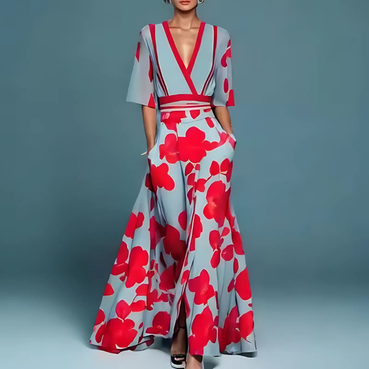Vestido midi floral – Serena