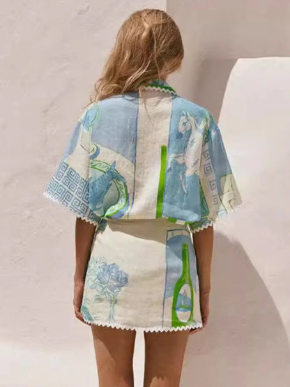 Conjunto corto estampado – Liora