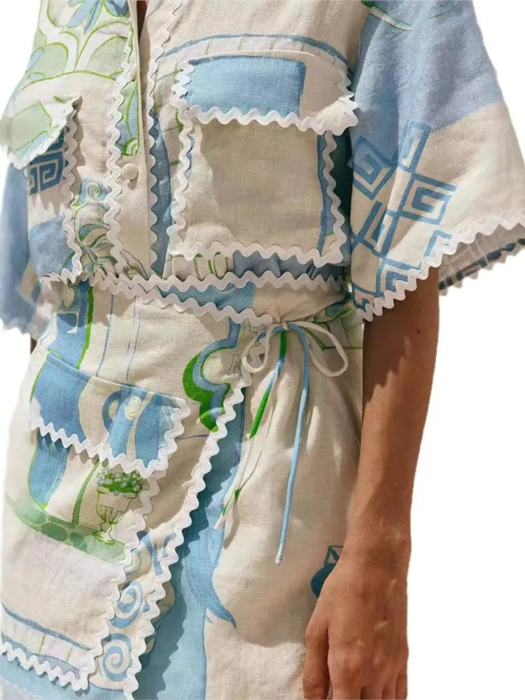 Conjunto corto estampado – Liora