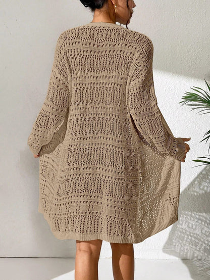 Cárdigan largo calado – Nairi