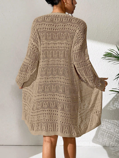 Cárdigan largo calado – Nairi