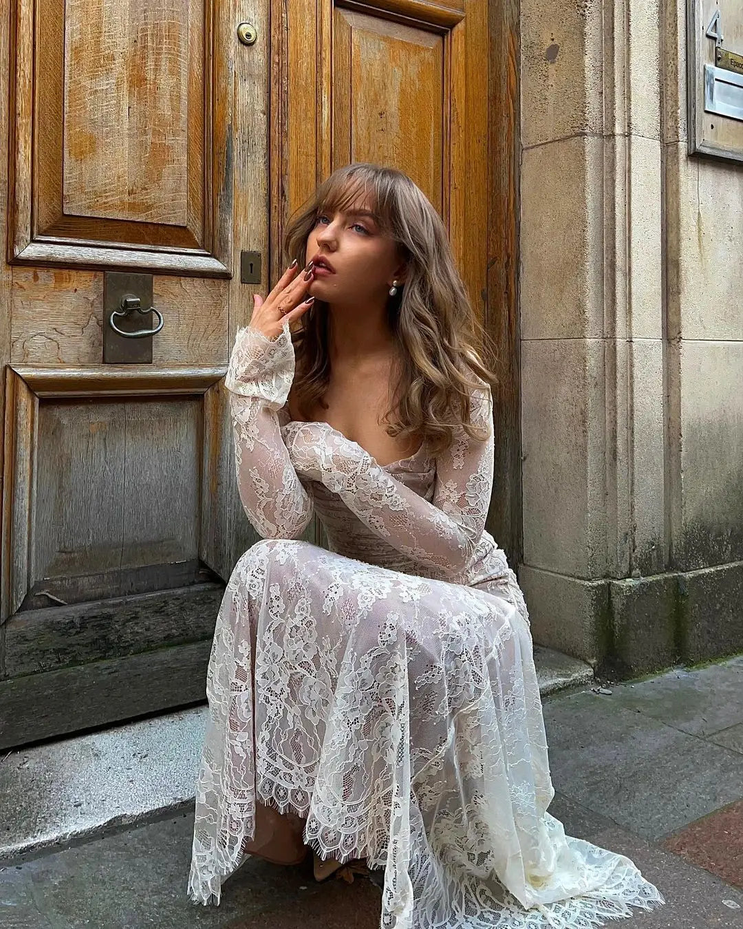 Vestido de encaje – Elara