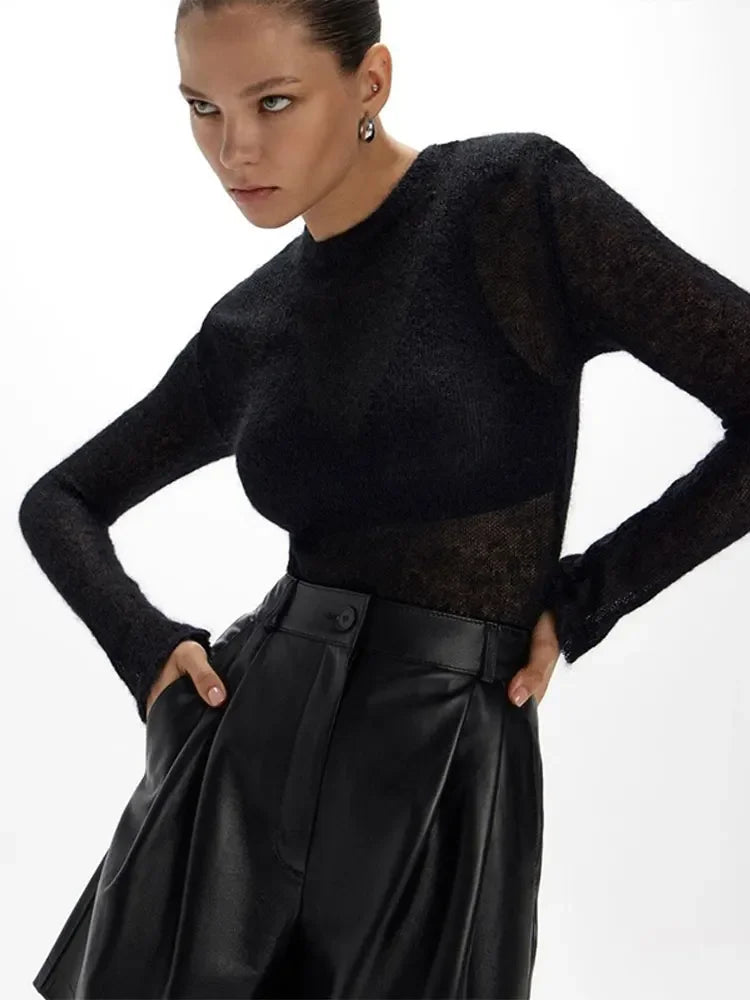 Suéter suave cuello alto – Darya