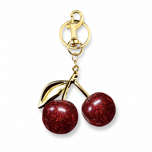 Charm para Bolso Cereza Dorada