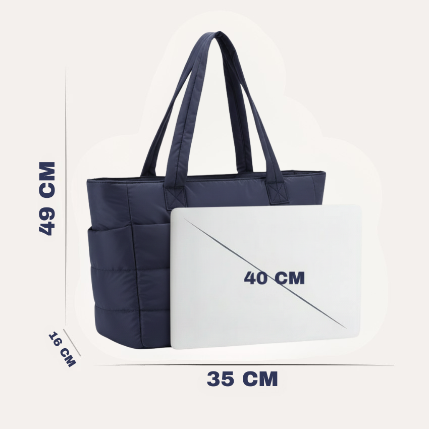 Bolsa Tote Acolchada Organizadora