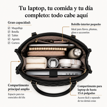 Bolsa Tote Ejecutiva 3 en 1