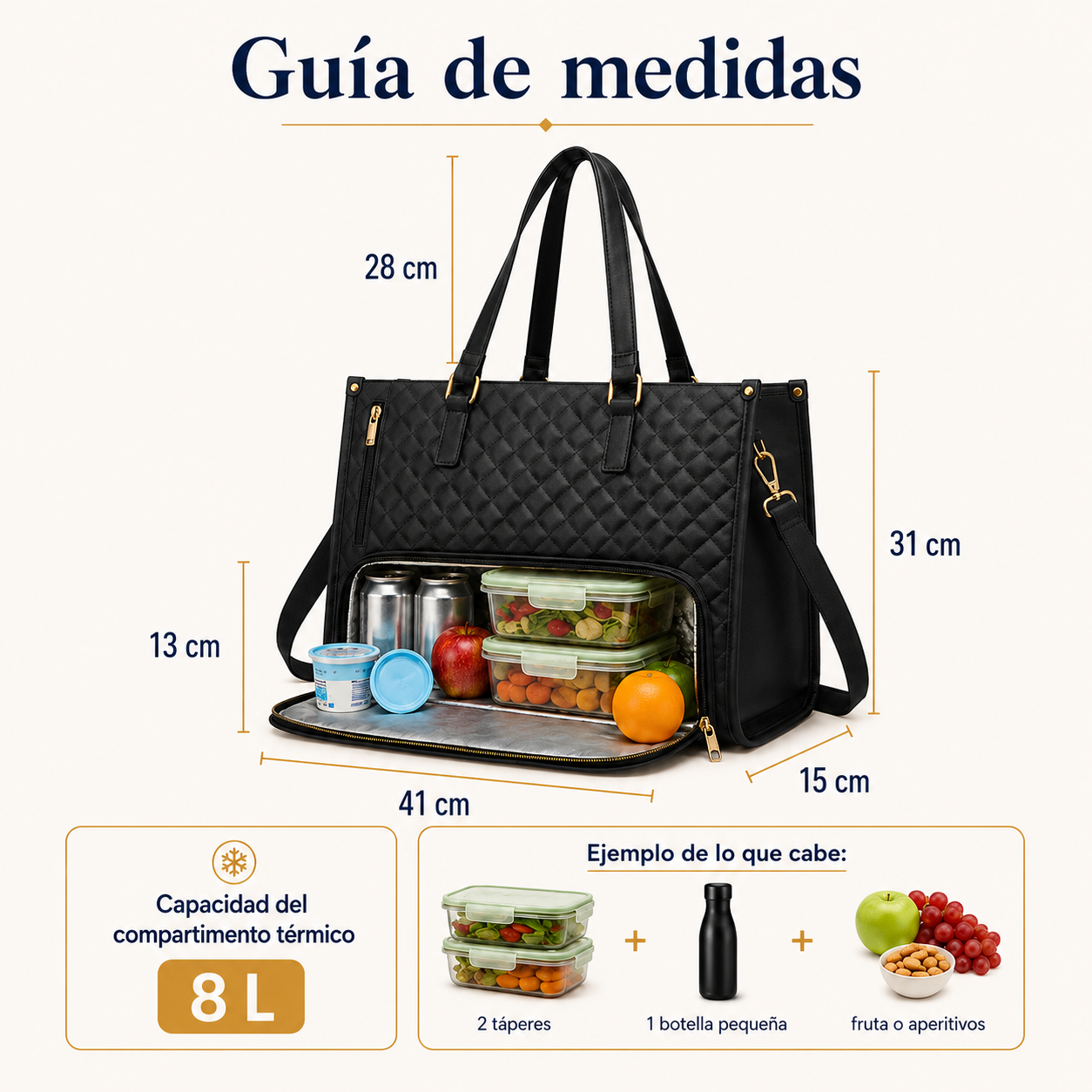 Bolso Tote Ejecutivo 3 en 1